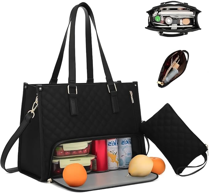 Insulated Lunch Bag - Leakproof with Compartments